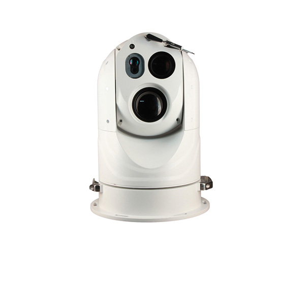 Anti Corrosion Gyroscope Camera With Dual Sensor 300mm Zoom Optical HD Camera And Infrared Thermal Imaging